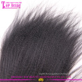 2016 New hot vente produits yaki cheveux raides non transformés indien yaki cheveux